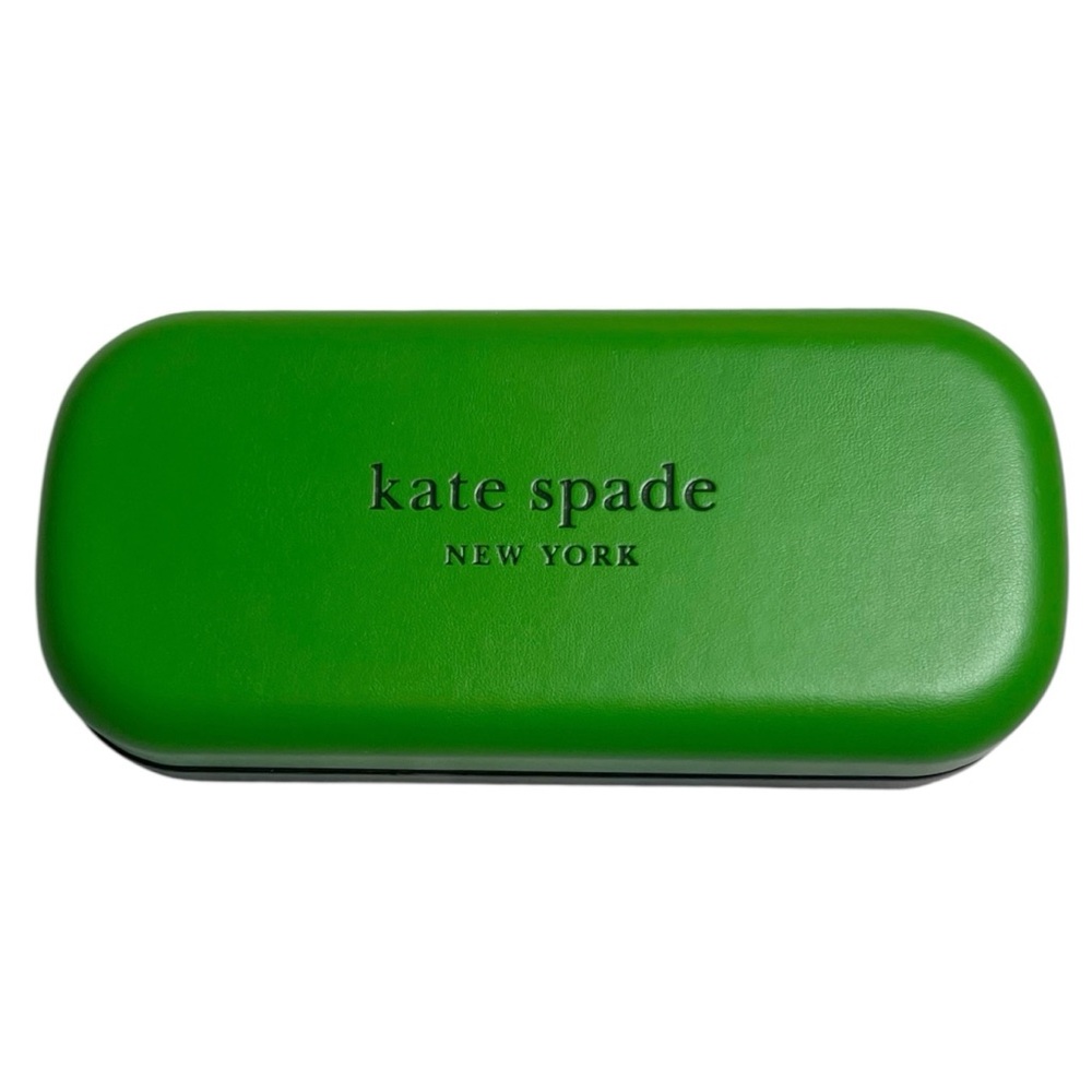 Kate Spade black & green hardshell glasses/ sunglasses case
